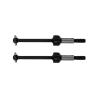 Compatible with 3Racing for Sakura D3 CS XIS for Zero for Tamiya TB-03 1/10 RC Drifting Car 2Pcs for Universal Steel Drive Shaft CVD 40MM RC Car Part Accessories view 2