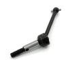 Compatible with 3Racing for Sakura D3 CS XIS for Zero for Tamiya TB-03 1/10 RC Drifting Car 2Pcs for Universal Steel Drive Shaft CVD 40MM RC Car Part Accessories view 4