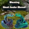 24-inch 3D Printed Snake, 2 Packs Flexible 3D Printed Animal Snake Stuff Decorative for Kids Home Decor Gifts for Valentine's Day Easter view 3