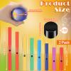 Silipull 16 Pcs Musical Sound Tube Percussion Tube Set with Percussion Caps Music Instruments for Outdoor Classroom view 2