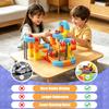 klick Rail Electric Train Set for Kids Ages 4-8, 122 PCS Magnetic 3D Flexible Race Track with Gravity-Defying 360 Loops, Motorized STEM Building Toy Gift for Boys Girls view 4