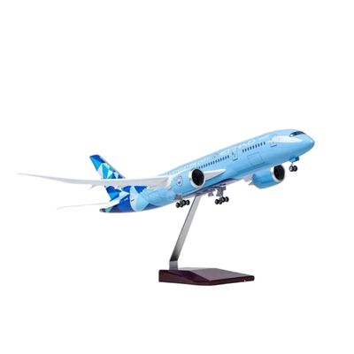 1/130 Resin for 43cm B787 Dreamliner Aircraft Model W Light & Wheels Landing Gears Aviation Enthusiasts(No Light)