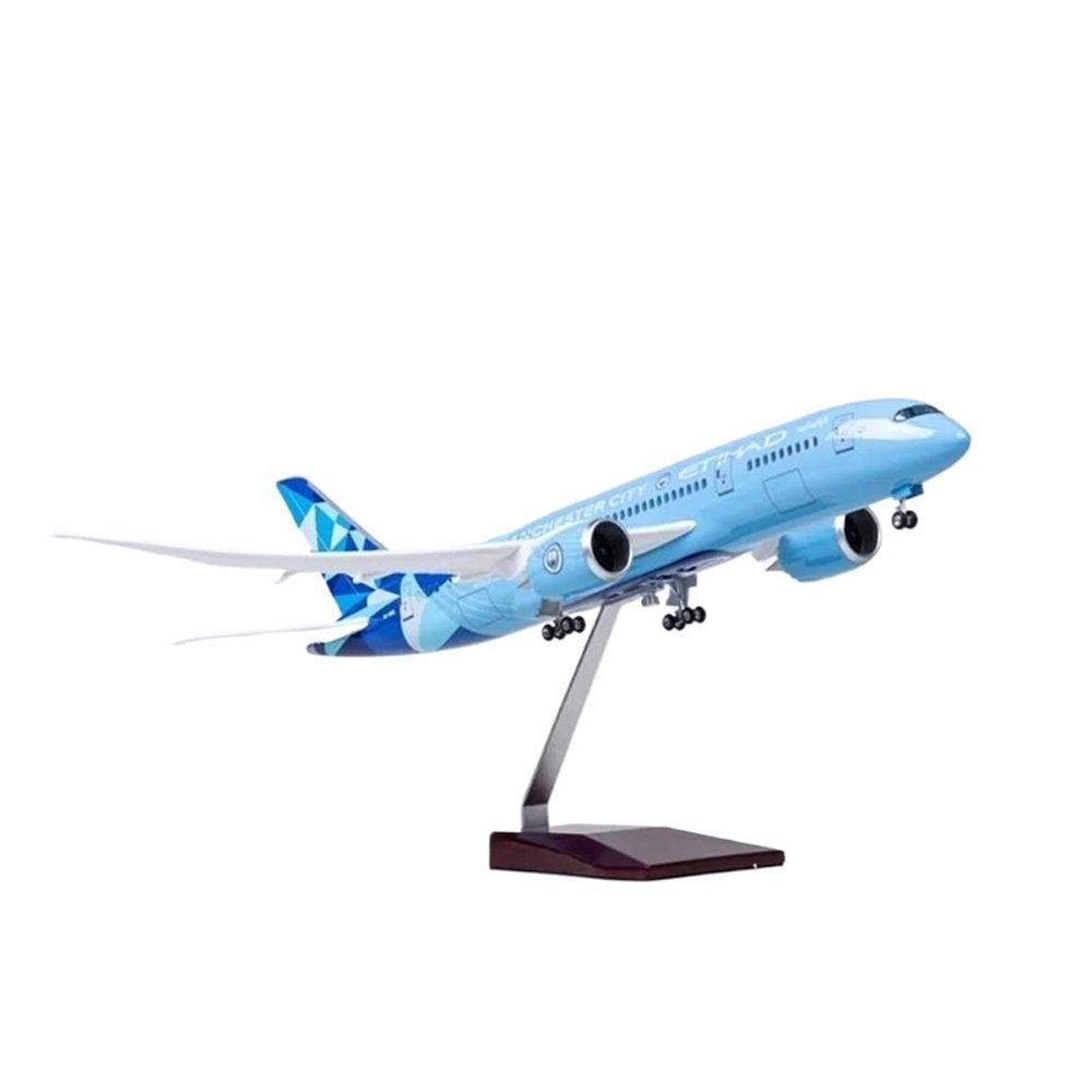 1/130 Resin for 43cm B787 Dreamliner Aircraft Model W Light & Wheels Landing Gears Aviation Enthusiasts(No Light)