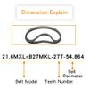 1Pcs Rubber Transmission Belt 189MX-218MXL for 3D Printers(191MXL-239T-485.65,6mm) view 4