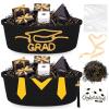Colingmill 2 Pack 2026 Graduation Empty Gift Basket 14''x10''x5.5'' Woven Rope Basket Empty to Fill with Bag, Ribbon, Card, Tassel, DIY Congrat Gift for Class of 2026 Nurses Week view 1