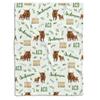 Highland Cow Baby Blanket, Personalized Name Western Fleece Blankets for Boys Girls, Nursery Room Decor, Soft Warm Lightweight Nursery Bed Blanket for Newborn Toddlers Son Daughter (06) view 1