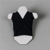 Fremego 1/12 Scale Female Vests Clothes, Female Sleeveless Tank Tops Clothing Accessory for 6inch Action Figure Body Doll (Black, V-Neck Vest) view 1