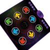 Vmohuyktx Portable Interactive Dance Mat for Music and Exercise Safe Foldable for Easy Storage Indoor Outdoor Sensors Danc view 4