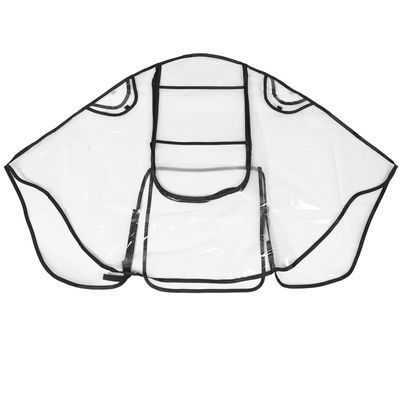QUMIIRITY Universal Stroller Rain Cover Windproof Breathable Eva Material with Zipper and Window for Travel Weather Protection in Seasons, 1pcs