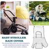 QUMIIRITY Universal Stroller Rain Cover Windproof Breathable Eva Material with Zipper and Window for Travel Weather Protection in Seasons, 1pcs view 3