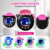 Case for Tamagotchi Paradise Electronic Pet - 2Pcs Screen Protector PC Protective Shockproof Cover with Lanyard for Tamagotchi Paradise Sleeve Toy (Black) view 2