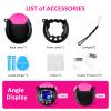 Case for Tamagotchi Paradise Electronic Pet - 2Pcs Screen Protector PC Protective Shockproof Cover with Lanyard for Tamagotchi Paradise Sleeve Toy (Black) view 4