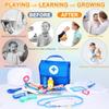 BGdoyz Doctor Kit for Toddlers 3-5, Doctor Kit for Kids with Medical Storage Bag & Real Stethoscope, Doctor Costume for Pretend Play, Birthday Gift for Girls Boys (21 Pcs) view 3