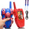 FUTESI Video Walkie Talkies for Kids 2 Pack, Rechargeable Kids Walkie Talkies Ages 3-8 with HD Camera, Long Range Outdoor Toys for Boys Girls, Spider Toy Walkie Talkies,Easter Birthday Gifts view 1
