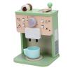 Focket Coffee Maker Toy for Kids, Wooden Kitchen Set with Safe Paint, Encourages Creativity Hand Eye Coordination for Toddlers Age 3 view 4