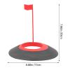 Balacoo Golf Putting Hole Cups TPU Training Cup Set for Indoor Outdoor Practice Portable Golf Putting Hole with Flag and Sports Games view 2