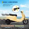 24V Moped Scooter for Kids - Electric Motorcycle for Kids - Electric Scooter with Seat for Children - Ride on Toy with LED Light for Girls view 4
