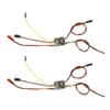 2PCS RC Model 2CH Two-Way Brushed ESC Speed Controller 2 3S 5Ax2 Bidirectional Electronic Regulator with Neutral Brake 6 14V DIY Compatible with(Mixed can be Set) view 1