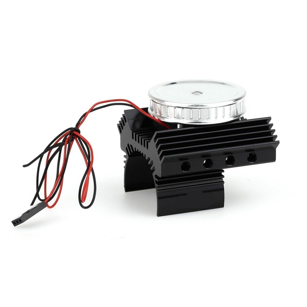 1/10 RC Crawler Aluminum Heat Sink w/Cooling Fan for Traxxas TRX4 TRX6 for Axial SCX10 II III Parts Accessories confident