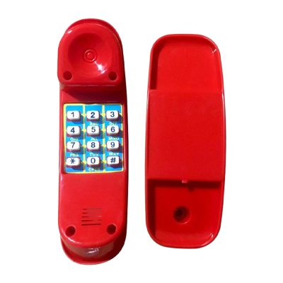 FashionCha Pretend Phone Toy Outdoor Equipment Game Playground Telephone Kids Climbing Frame Accessory Mounting Function Suitable for Children Treehouse Play Swi, Red
