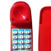 FashionCha Pretend Phone Toy Outdoor Equipment Game Playground Telephone Kids Climbing Frame Accessory Mounting Function Suitable for Children Treehouse Play Swi, Red view 2