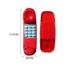 FashionCha Pretend Phone Toy Outdoor Equipment Game Playground Telephone Kids Climbing Frame Accessory Mounting Function Suitable for Children Treehouse Play Swi, Red view 3