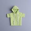 1/12 Scale Male Hooded Short Sleeved Sweatshirt for 6-inches Man Action Figure Body Doll, 1/6 Sporting Man Street Boys Action Figure Hooded Sweatshirt Clothing Costume (Green) view 3