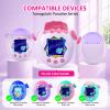 Case for Tamagotchi Paradise Electronic Pet - 2Pcs Screen Protector PC Protective Shockproof Cover with Lanyard for Tamagotchi Paradise Sleeve Toy (Light Purple) view 2