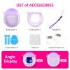 Case for Tamagotchi Paradise Electronic Pet - 2Pcs Screen Protector PC Protective Shockproof Cover with Lanyard for Tamagotchi Paradise Sleeve Toy (Light Purple) view 4