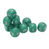 Math Cubes, Round Corner Safety Design Plastic Learning Cubes 20 Piece Green Set for Kids Teachers Homeschooling Board Games Classroom Learning view 1