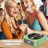 Karaoke Machine Kids, Small Karaoke Speaker, Microphone Music Player with Retro Colorful Design, Singing Toy for Birthday Party Playtime, Kids Toys and Games, for Fun Singing Activities at Home view 2
