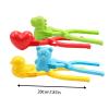 4 Pack Snowball Maker - Snow Ball Shaper Molds, Snow Play Toys for Kids, Snowball Fights Maker with Handle, Outdoor Beach Toy Kid Winter Toys, Perfect for Kids and Adults Snowballs Fight in Winter view 4