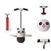 pistro Panda Pogo Ball with Handle - Kids Bouncing Ball Pogo Stick for Exercise & Balance Games (Panda Shape)- White view 4