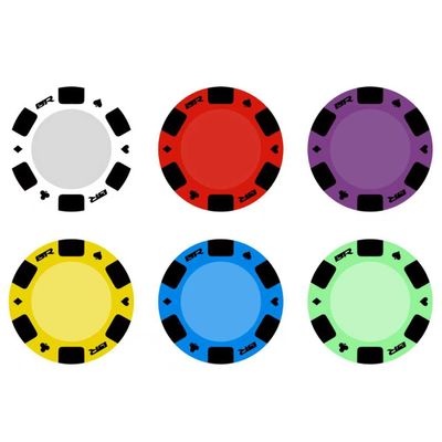 sharkplay 500PCS Custom Clay Poker Chips