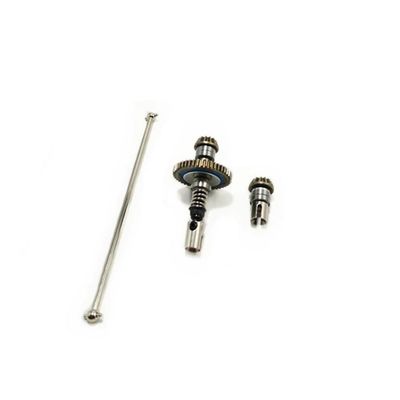 MIGHTY SCAPERS Metal Slipper Clutch Mid Transmission Shaft Set Compatible with 124017, 144010, 144001, 124019 RC Cars and Similar 1/12, 1/14 Scale Models(for 12 Scale)