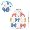 xigua Cute Cartoon Bows Breathable Car Seat Covers for Babies Newborns, Multi-Purpose Baby Car Seat Covers & Breastfeeding Scarf, Newborn Essentials Baby Shower Gifts view 3