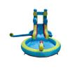 Ajvvf Inflatable Water Slide for Kids 5-in-1 Blow Up Bounce House with Long Slide, Climbing Wall, Splash Pool, Water Cannon, Spray Water Spout view 1