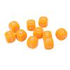 Math Cubes, Round Corner Safety Design Educational Manipulatives 20 Pieces Plastic Orange for Kids Teachers Homeschooling Math Lessons Board Games view 2