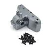 AQWBTYD Compatible with MJX for Hyper for Go 14301 14302 14303 1/14 RC Car Upgrade Parts Accessories Metal Rear Gearbox Housing Gear Box RC Car Part Accessories(Gray) view 1