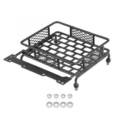 3 Size Metal Luggage Carrier Roof Rack Compatible with, CC01 1/10 Scale RC Crawler Cars(Small 113x108mm)