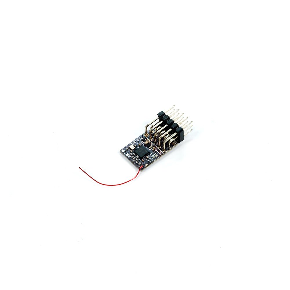 AEORCACC RX555T FrSky D16 V1 5CH Micro Receiver with Telemetry, 2.54Pin 3-Standard Servo Port, Compatible with FrSky Transmitters for RC Plane & Glider