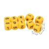 Math Manipulatives, Round Corner Safety Design Counting Cubes 20 Pieces Yellow Plastic for Kids Teachers Classroom Math Centers Number Games and Early Learning view 3
