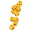 Math Manipulatives, Round Corner Safety Design Counting Cubes 20 Pieces Yellow Plastic for Kids Teachers Classroom Math Centers Number Games and Early Learning view 4