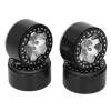4Pcs 2.2 Inch Wheel Hubs Aluminum Alloy Wheel Hubs for 1/10 Remote Control RC Rock Crawler Car (Silver) view 1