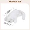 Guohetuk Electric Interactive Cat Toy Stuffed Animal Doll Robot Pet Function with PP for Kids Playing Storytelling Birthday, White view 2