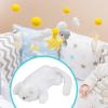 Guohetuk Electric Interactive Cat Toy Stuffed Animal Doll Robot Pet Function with PP for Kids Playing Storytelling Birthday, White view 4