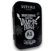 Gothika Professional Custom Werewolf Fangs - 4-Piece Theatrical FX Prosthetics Set (Vita Shade A1) - Complete Kit with Fitting Material, Mixing Spoon, Nail File, Instructions & Metal Tin view 1
