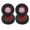 1/24 RC Aluminum Wheels, Strong Front Rear Buffer, Offroad RC Wheels Alloy for Enthusiasts on Rough Terrain and Desert Racing view 1