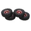 1/24 RC Aluminum Wheels, Strong Front Rear Buffer, Offroad RC Wheels Alloy for Enthusiasts on Rough Terrain and Desert Racing view 3