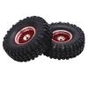 1/24 RC Aluminum Wheels, Strong Front Rear Buffer, Offroad RC Wheels Alloy for Enthusiasts on Rough Terrain and Desert Racing view 4